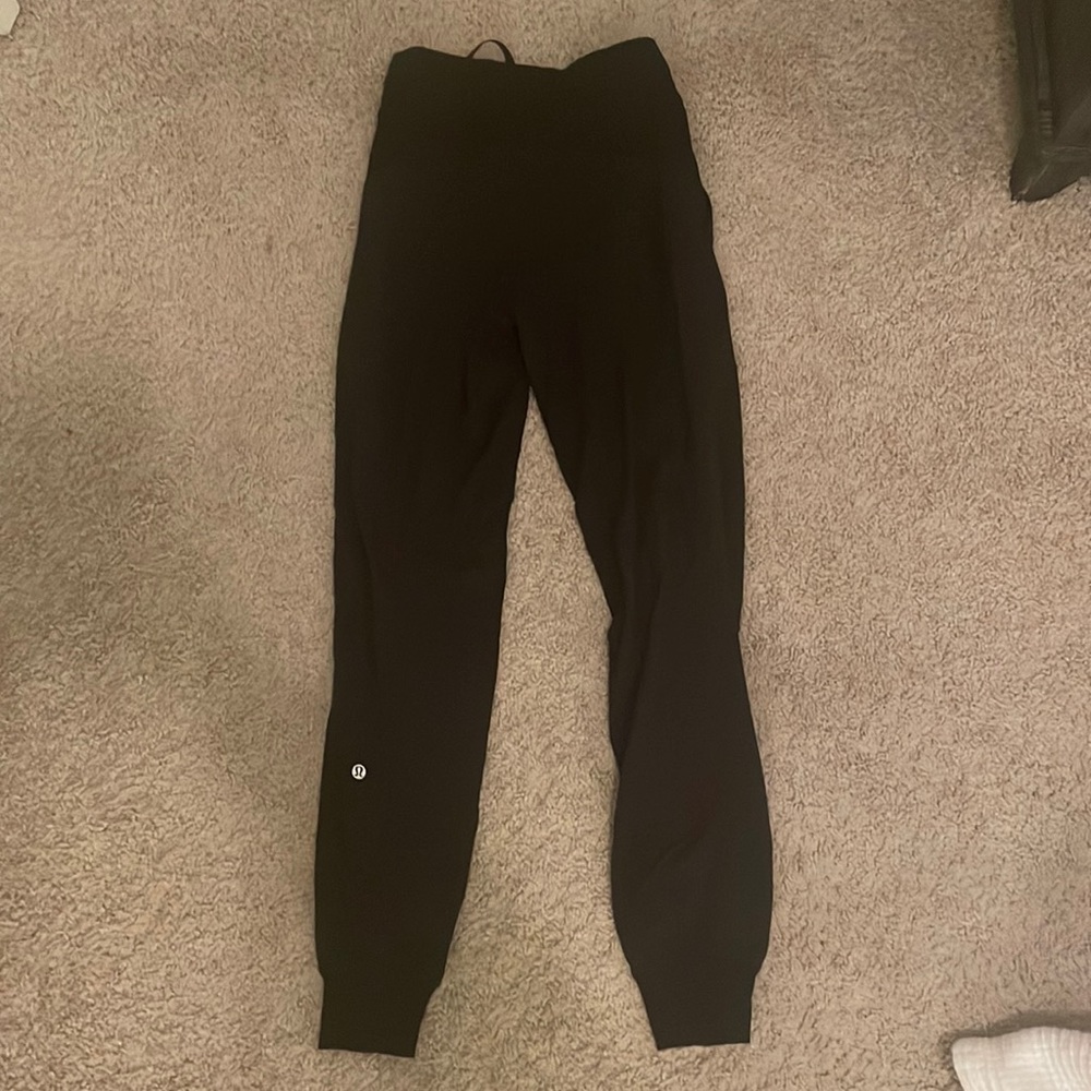 Black Lulu Lemon Joggers- only worn twice